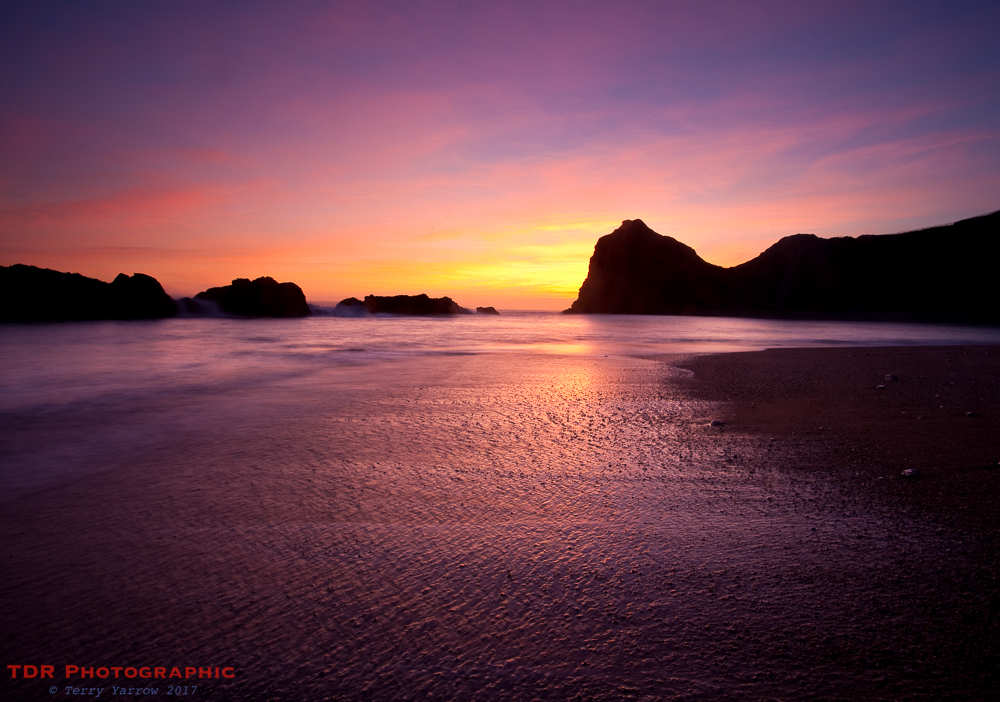 Sunset at Man o' War Bay