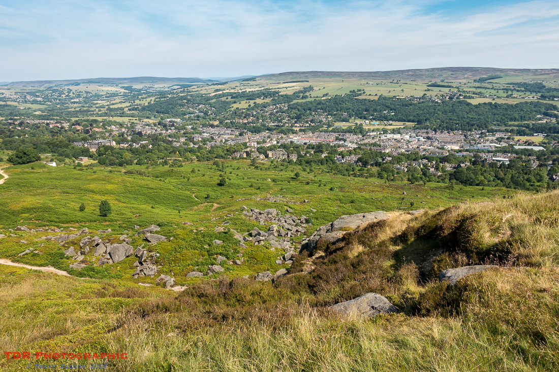 Ilkley from Ilkley Crags