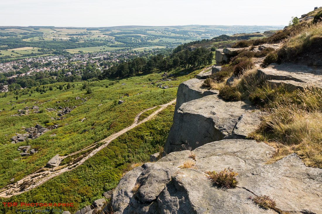 Ilkley from Ilkley Crags