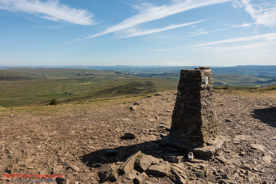 On the summit of Pen Y Ghent
