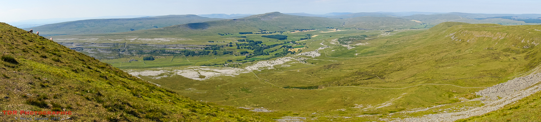 Ingleborough Summit Panorama