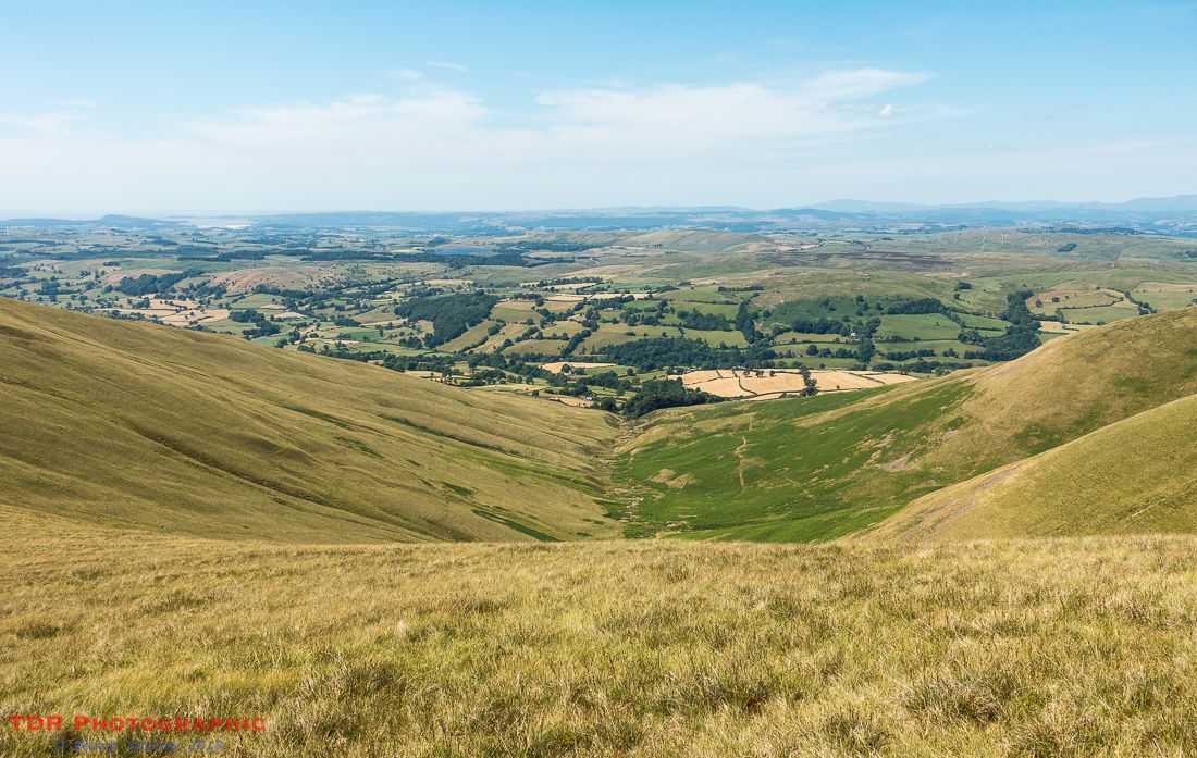 Looking down Crosdale Beck towards Morecombe Bay