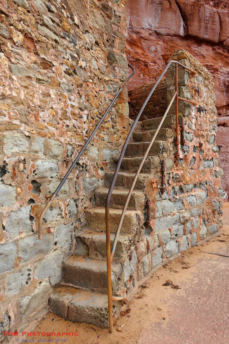 The old steps at Sidmouth