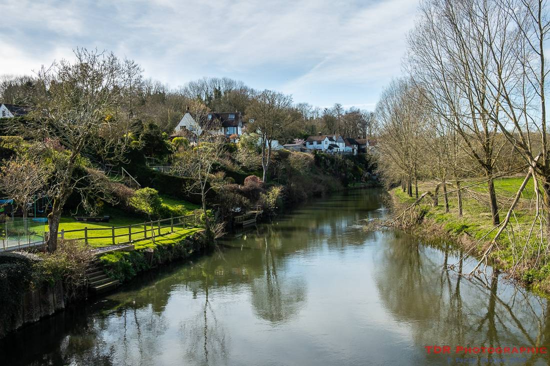 The River Stour from Crawford Bridge