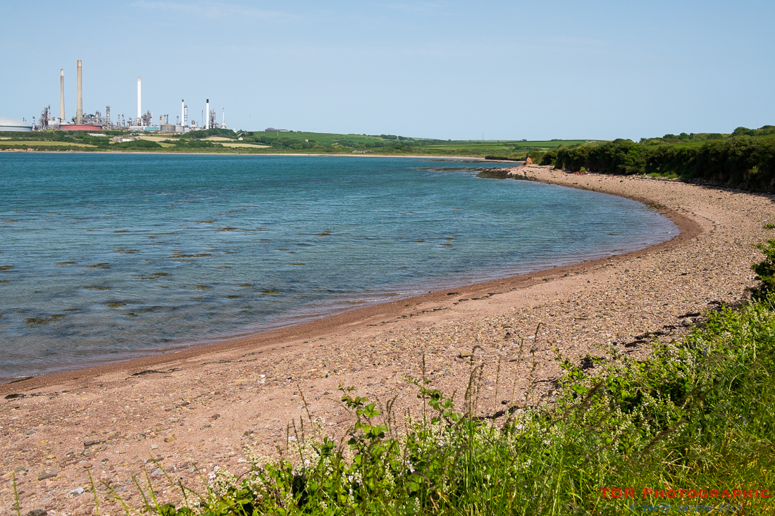 Angle Bay and the refineries